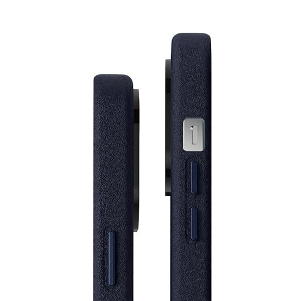 Kzdoo Leather iPhone Case with Camera Protection - Blue