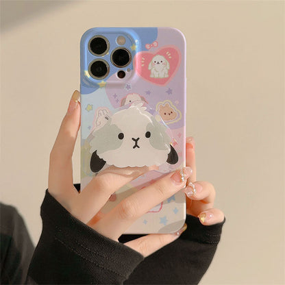 Adorable Cute Rabbit Cute iPhone Popsocket Case For Girls