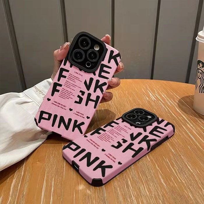 Blushing Stylish Pink Fish Printed iPhone 15 Plus Case