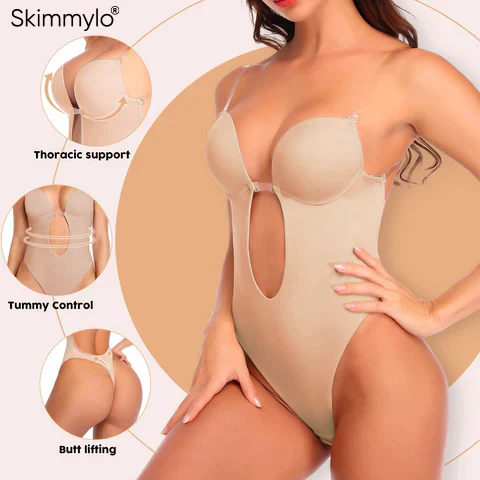 Backless Bodysuit Shapewear - 2 Colors
