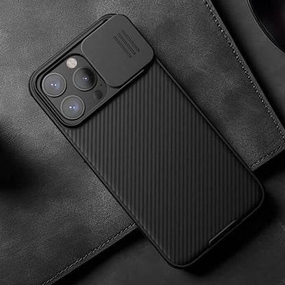 Nillkin Camshield Pro Camera Protection Slider iPhone Case - Black