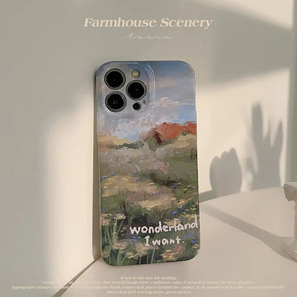 Qimberly "Wonderland I Want" Oil Painting iPhone Case